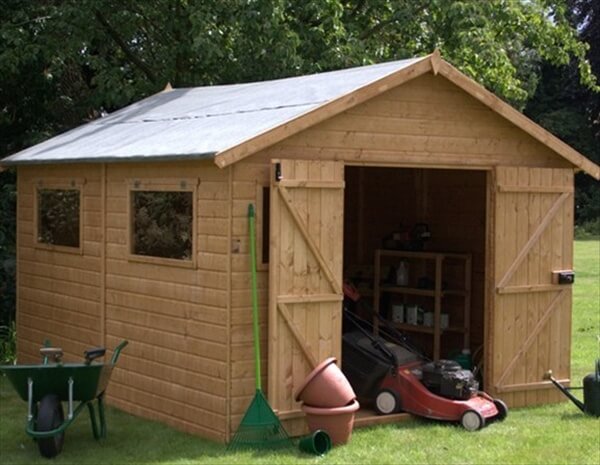 How to Build a Wooden Pallet Shed Step by Step