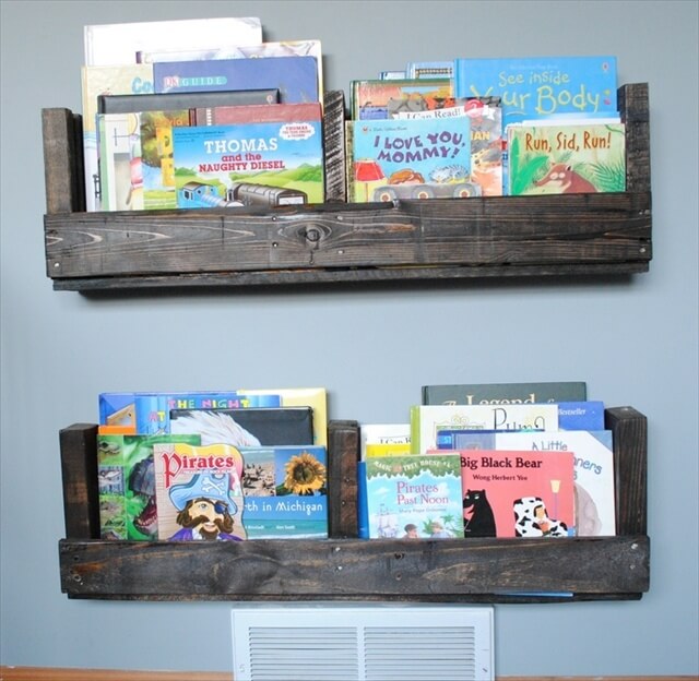 Pallet Bookshelves