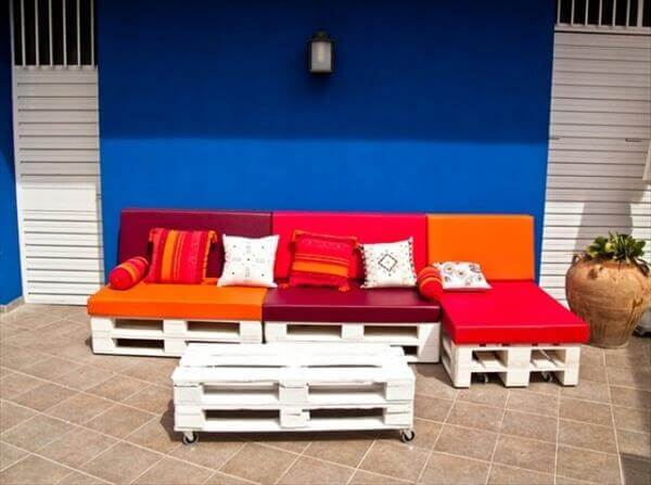 Wooden Pallet Couch