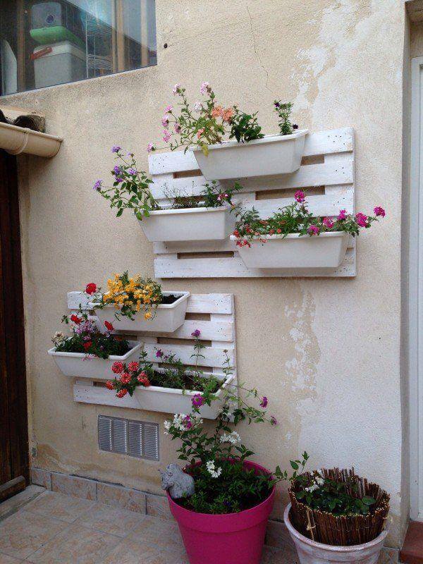 wall pallet wood planter