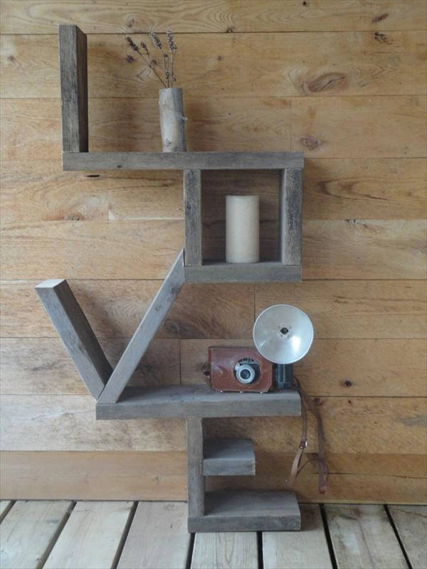 12 Diy Wooden Shelves Made From Pallets