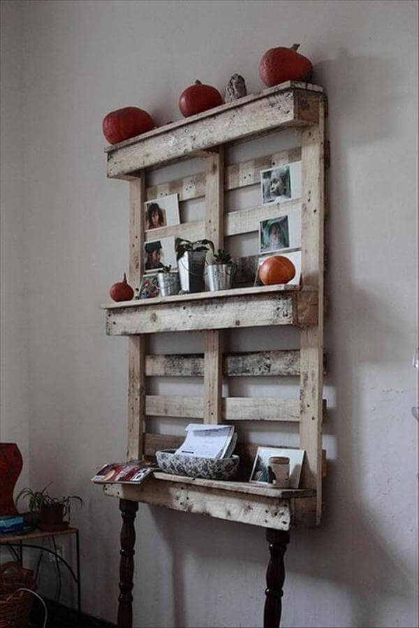 12 Diy Wooden Shelves Made From Pallets, Can You Make Shelves Out Of Pallets