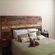 headboard out of recycled pallet