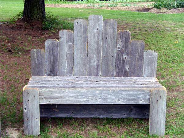 Diy Pallet Garden Bench