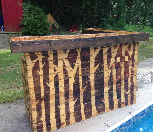 Diy Pallet Reception Desk Diy Pallet Reception Desk