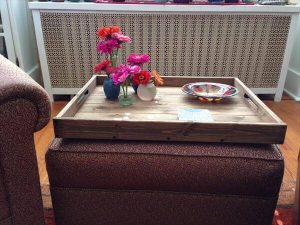 upcycled pallet rustic tray