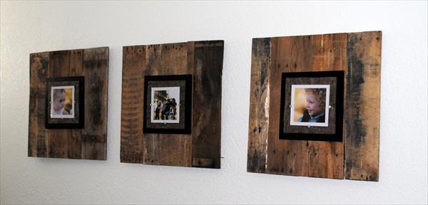 DIY Pallet Picture Frame