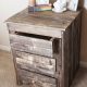 upcycled pallet rustic nightstand and side table