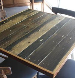 recycled pallet table top