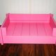 recycled pallet painted pet bed