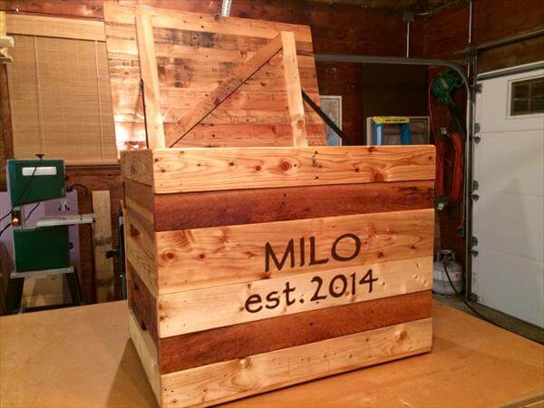 pallet toy storage