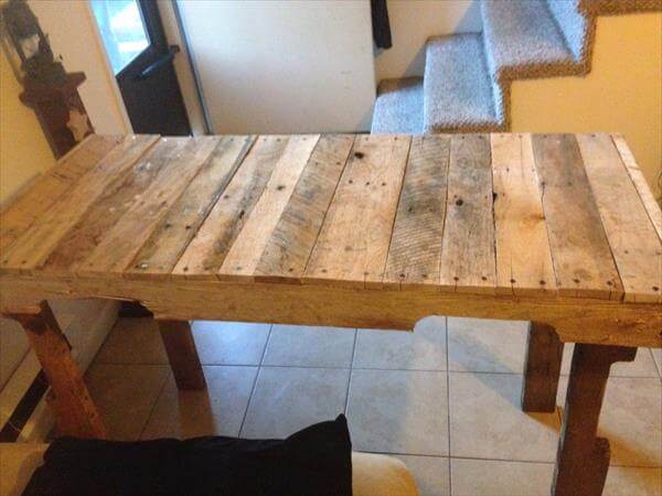 Diy Wood Pallet Desk And Storage Cubby