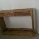 wooden pallet occasional console table