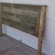 king size headboard salvaged from pallets