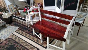 diy pallet and old chair shabby chic bench