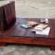 diy meditation chair made of pallets