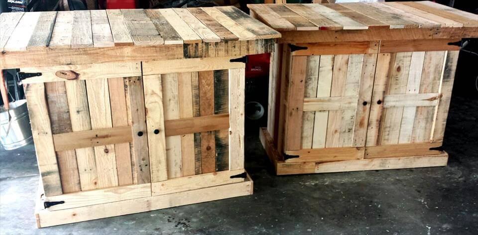 2 Pallet Kitchen Island Table, Diy Kitchen Island Out Of Pallets