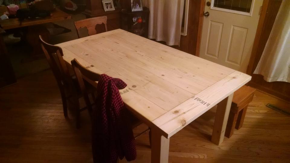 Wooden pallet dining set