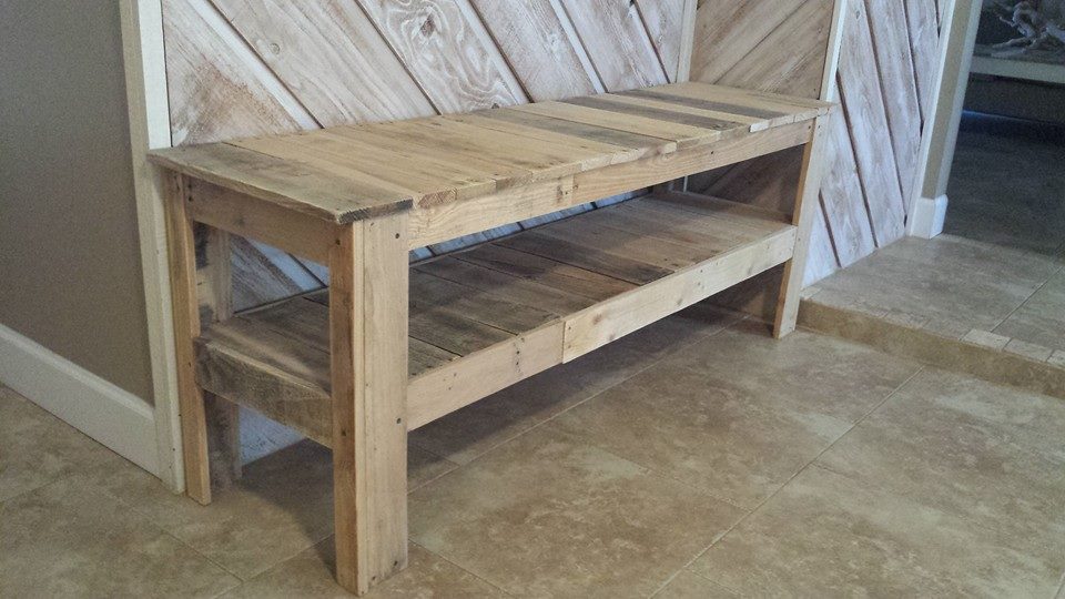 pallet console table