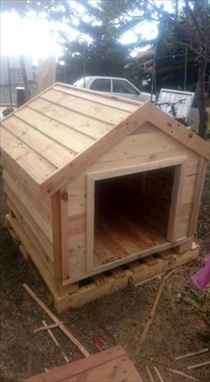 easy pallet dog house