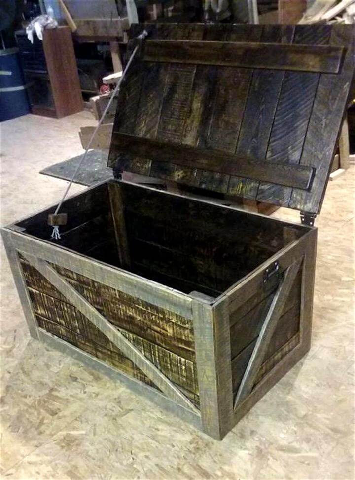 diy pallet toy box