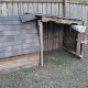 recycled pallet 2 story pet house