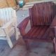 recycled pallet wooden chairs
