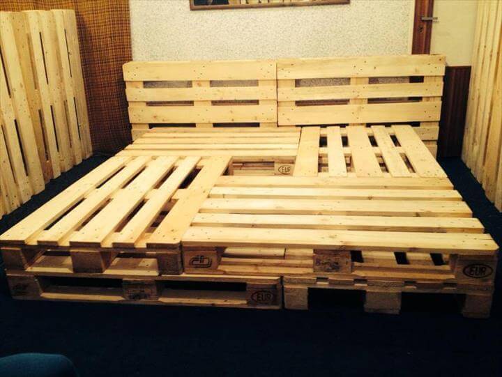 diy pallet bed