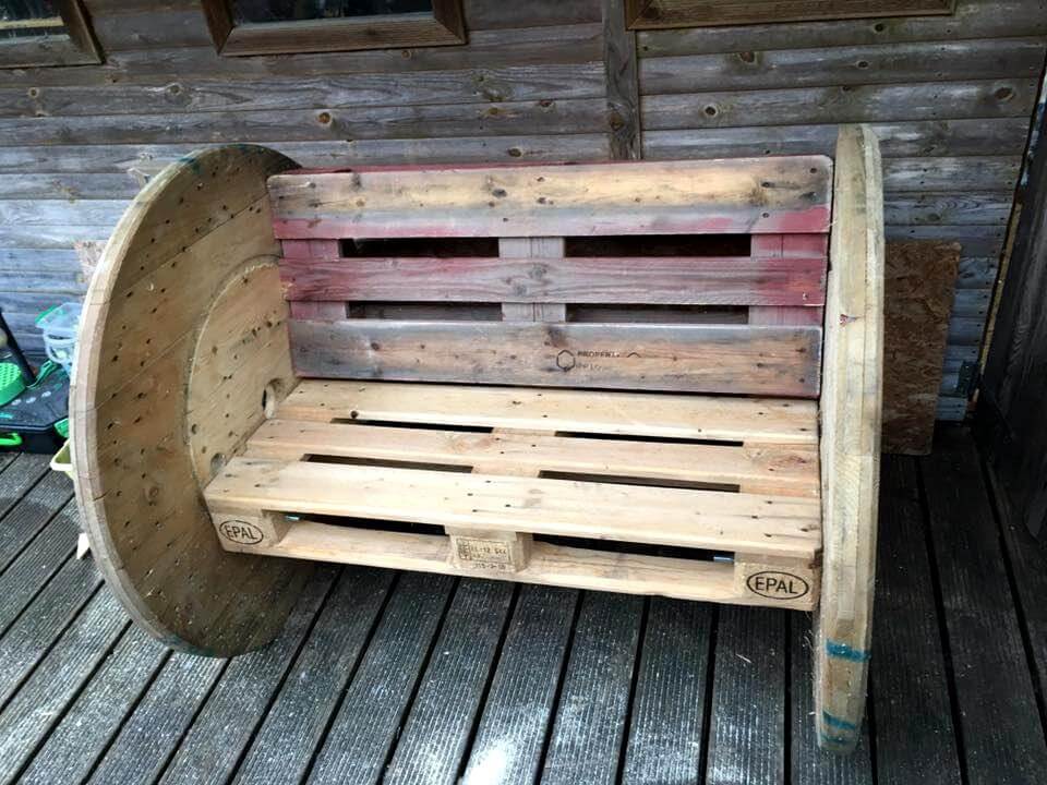 Amazing pallet made chair