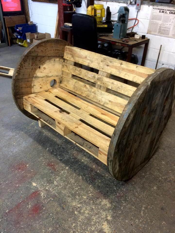 Retro style pallet chair