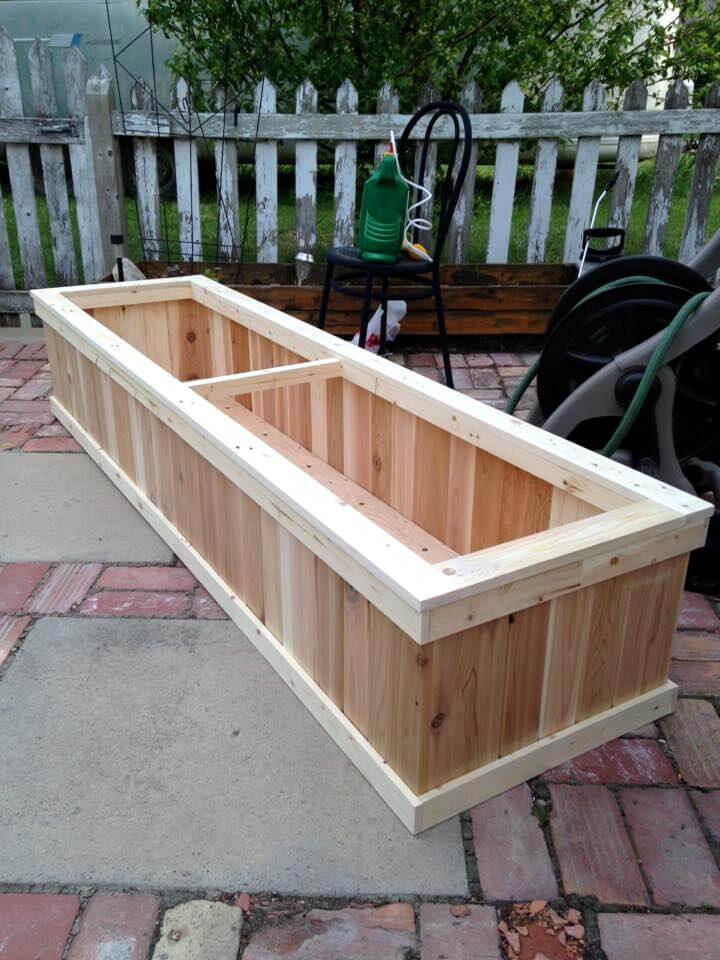 large size pallet planter