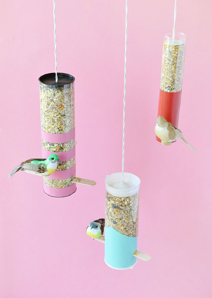 30 Homemade DIY Bird Feeder Ideas with Free Plans