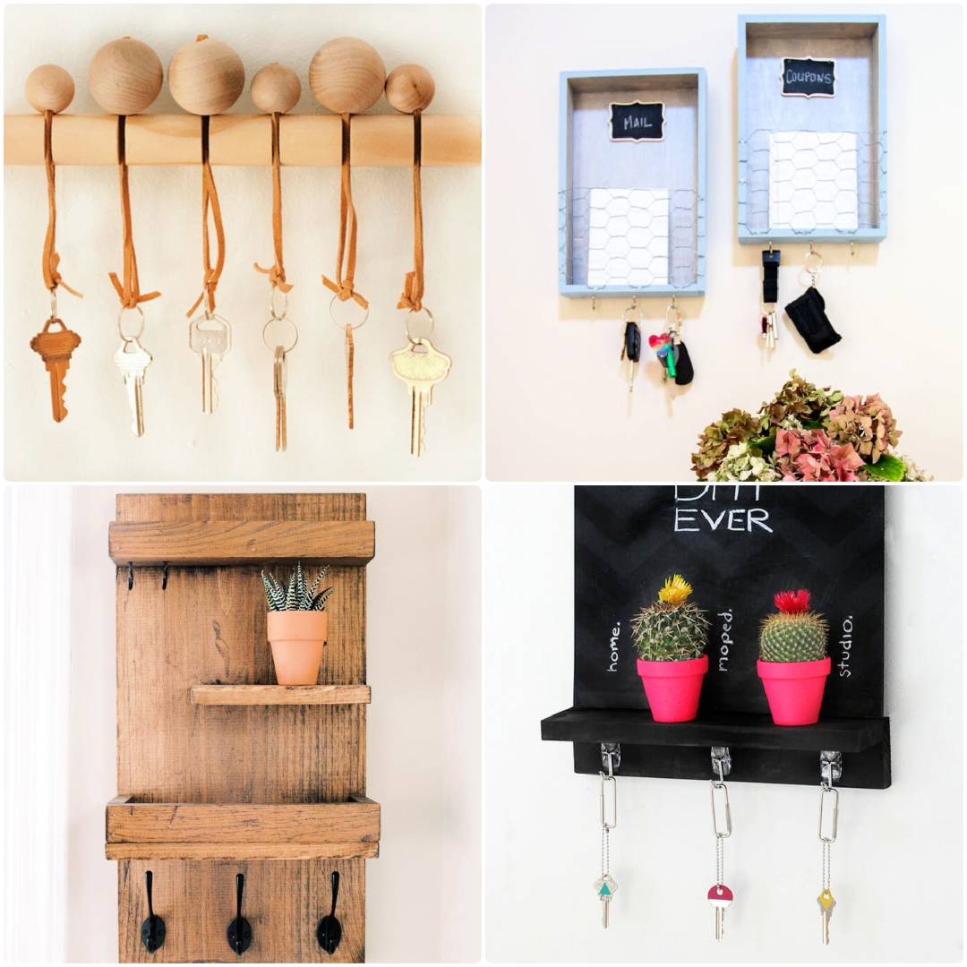 20 Homemade DIY Key Holder Ideas Pallet Ideas