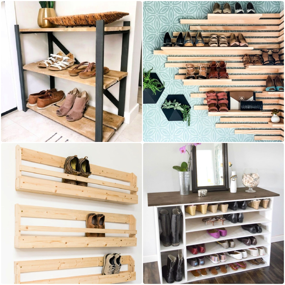 Diy Shoe Storage Small Apartment Diy Shoe Outdoor Wall Mounted