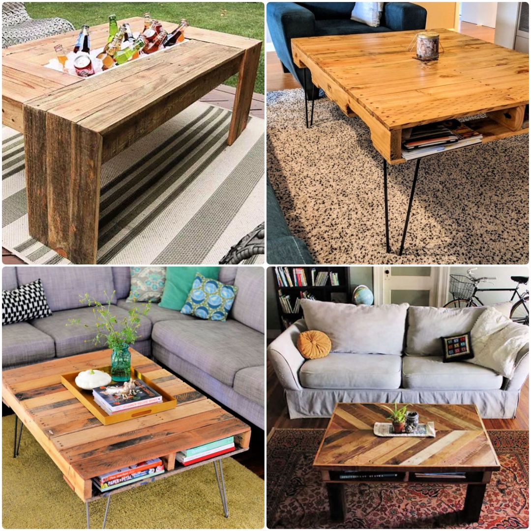 30 Free Diy Pallet Coffee Table Plans